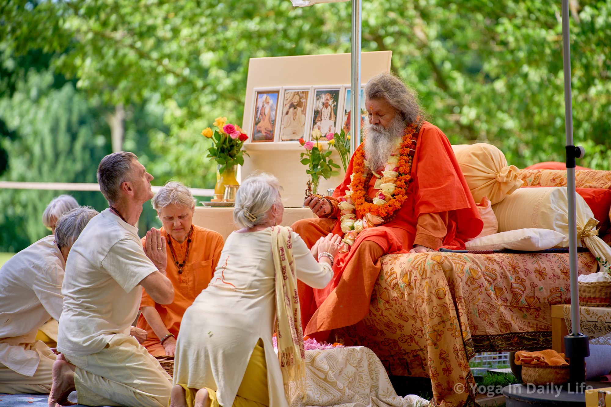 Gurupurnima celebration for European bhaktas 