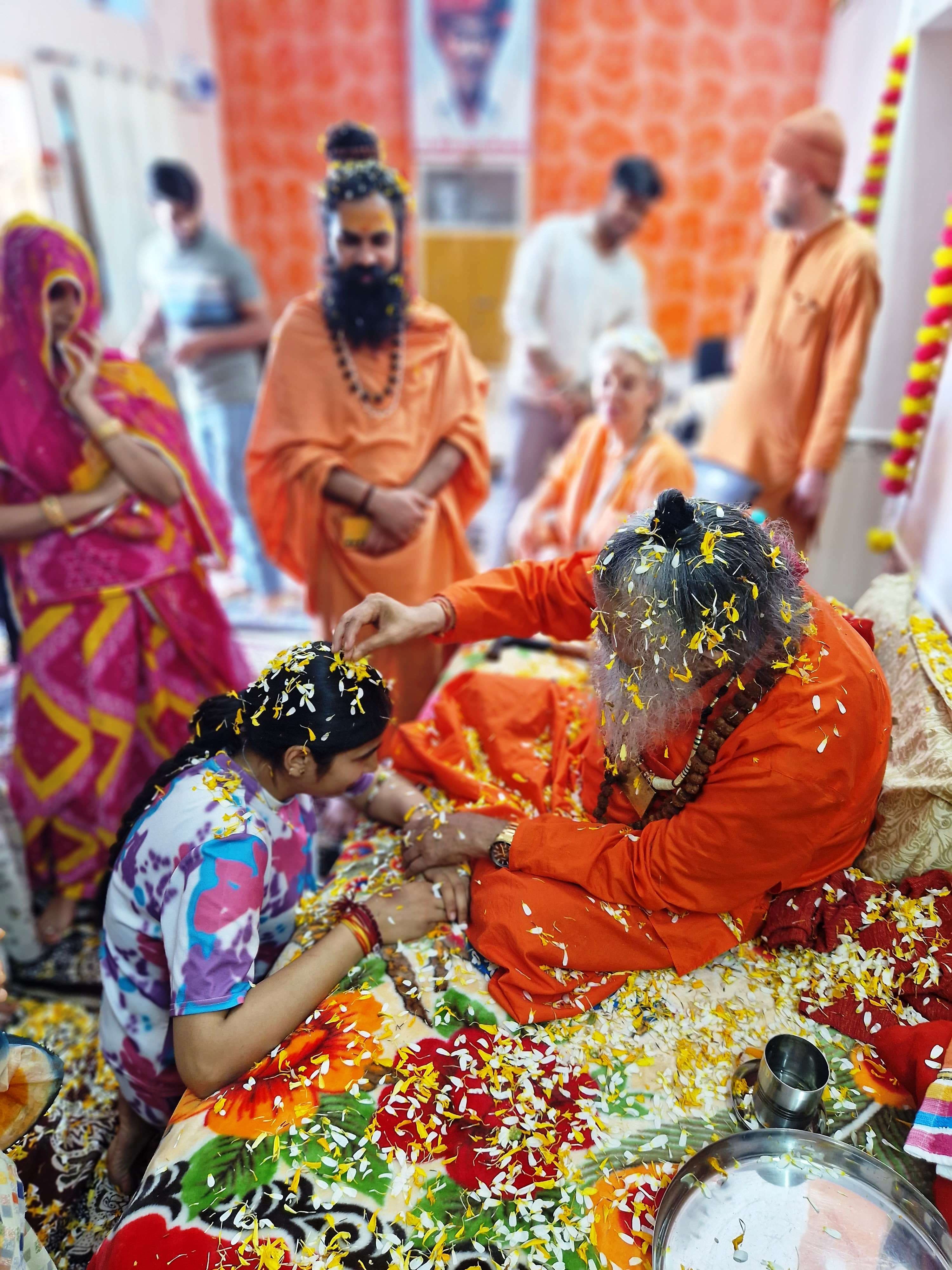 Visiting Rupawas Ashram and long time bhaktas on the way